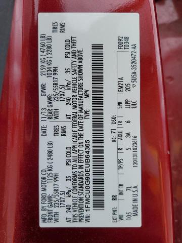 1FMCU0G90EUB64365 Ford ESCAPE SE