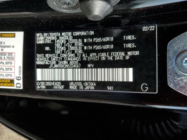 JTJAM7BX2N5324067 | 2022 LEXUS GX 460