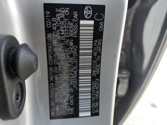 JTDEPRAEXLJ015992 Toyota COROLLA LE