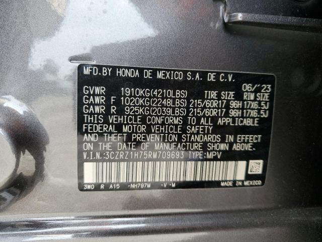 3CZRZ1H75RM709693 Honda Hr-v Exl