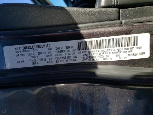 1C4RDHAG9EC286734 Dodge Durango Sxt