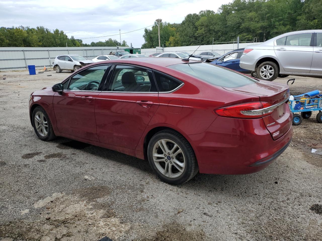 2018 Ford Fusion Se vin: 3FA6P0HD0JR164255