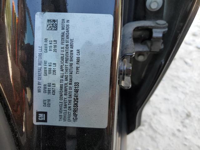 2016 BUICK VERANO CON 1G4PR5SK2G4148133