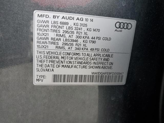 WA1DGAFE9FD010947 2015 AUDI Q7, photo no. 13