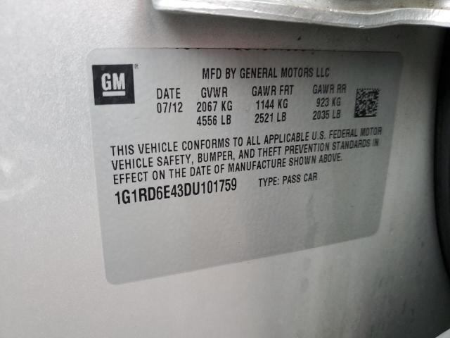 VIN 1G1RD6E43DU101759 2013 Chevrolet Volt no.12