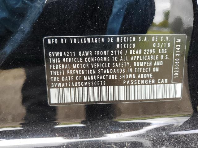 2016 VOLKSWAGEN GOLF SPORT - 3VWA17AU5GM520579