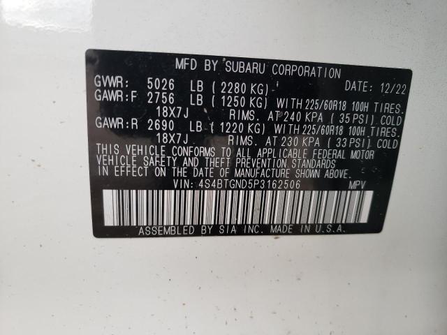 4S4BTGND5P3162506 Subaru Outback Limited Xt