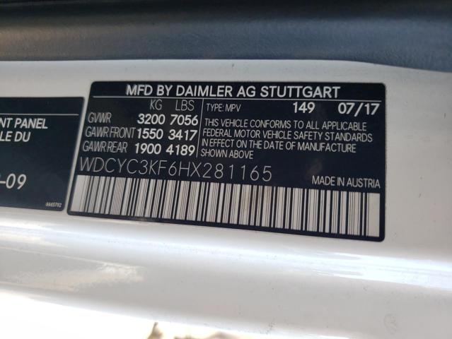 VIN WDCYC3KF6HX281165 2017 Mercedes-Benz G-Class, 550 no.13