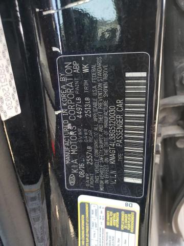KNAGT4L38G5120030 KIA Optima Lx