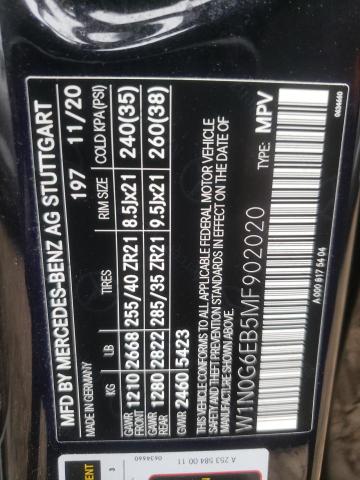 2021 MERCEDES-BENZ GLC 43 4MA - W1N0G6EB5MF902020