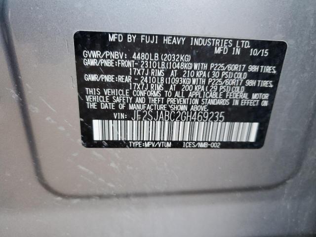 JF2SJABC2GH469235 | 2016 Subaru forester 2.5i