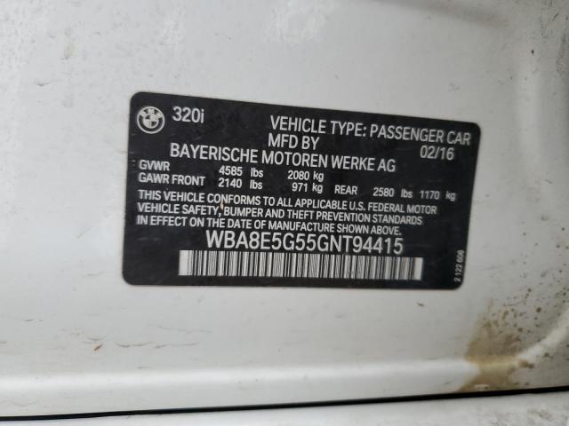 WBA8E5G55GNT94415 BMW 320 XI