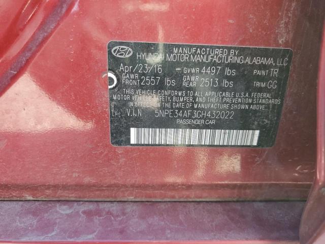 5NPE34AF3GH432022 Hyundai Sonata Sport