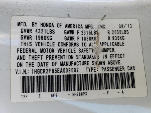 1HGCR2F85EA009002 | 2014 HONDA ACCORD EXL