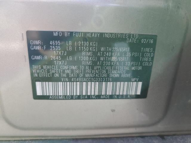 4S4BSACC1G3303176 Subaru Outback 2.5i Premium