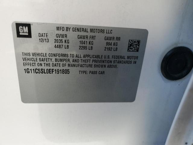 1G11C5SL0EF191805 Chevrolet MALIBU 1LT