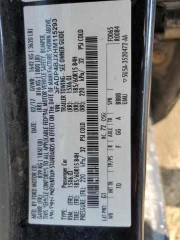 3FADP4BJXHM115293 Ford FIESTA SE