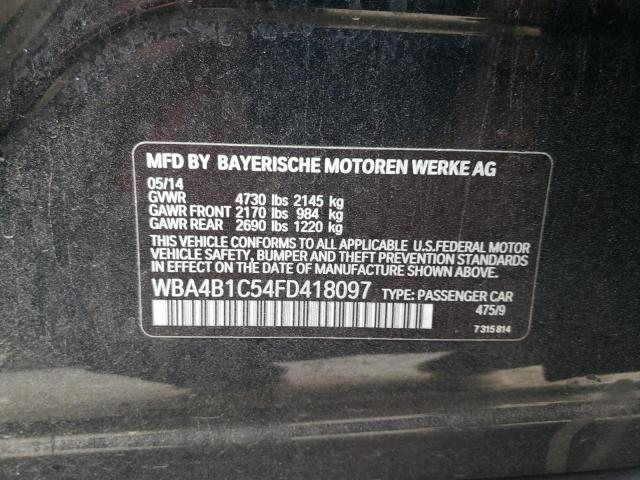 WBA4B1C54FD418097 BMW 435 I Gran Coupe