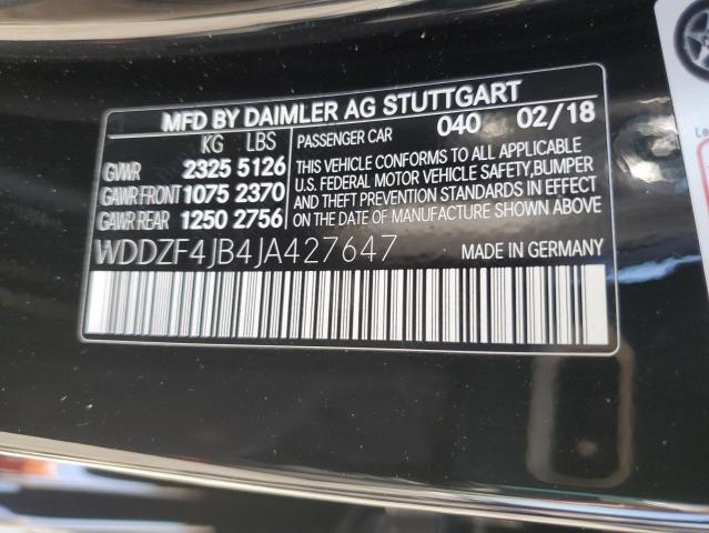 WDDZF4JB4JA427647 Mercedes-Benz E 300