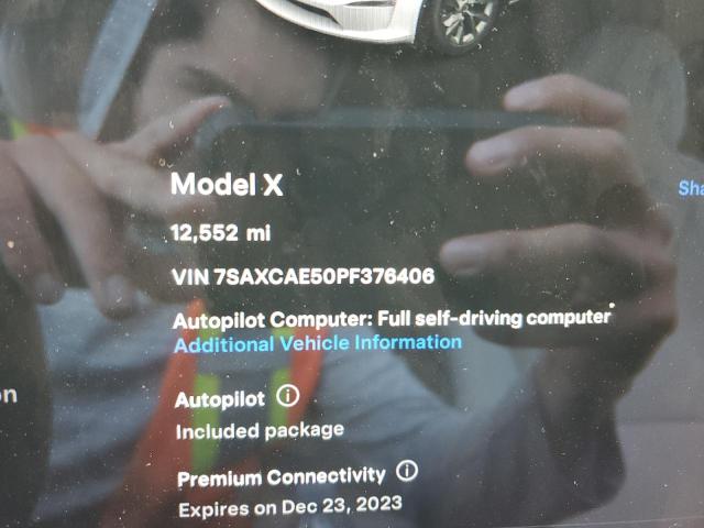 7SAXCAE50PF376406 Tesla MODEL X