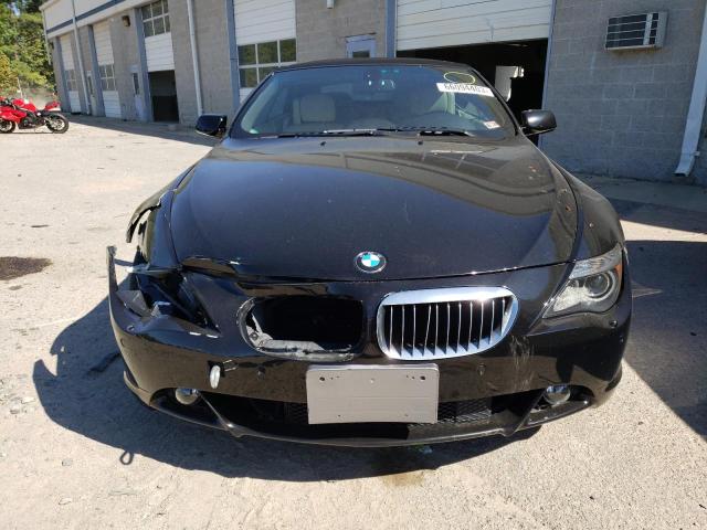 VIN: WBAEK13486CN79988 Auction: COPART Lot: 66094403 Location: VA - RICHMOND WBAEK13486CN79988 BMW 6 SERIES 2006 BLACK Photo 5