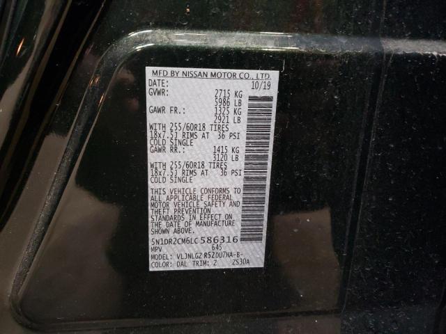 5N1DR2CM6LC586316 2020 NISSAN PATHFINDER