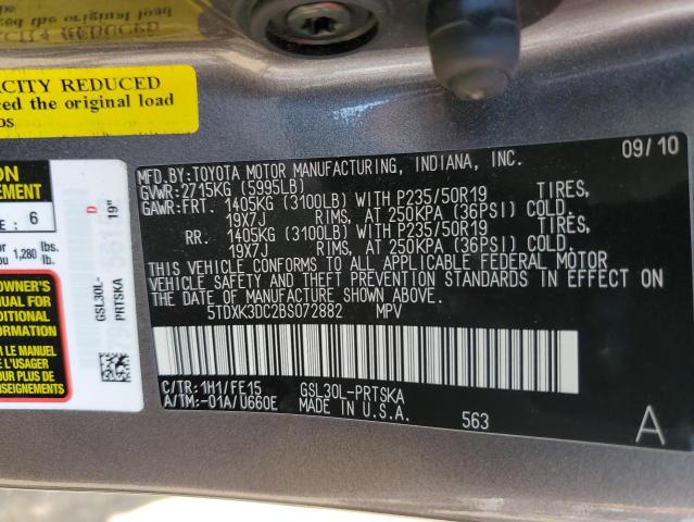 5TDXK3DC2BS072882 2011 TOYOTA SIENNA, photo no. 13