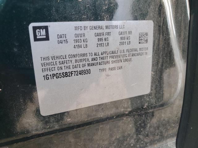 2015 CHEVROLET CRUZE LTZ - 1G1PG5SB2F7248930
