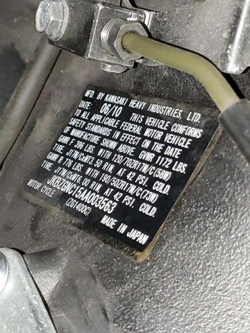 2010 KAWASAKI ZG1400 C - JKBZGNC15AA003563