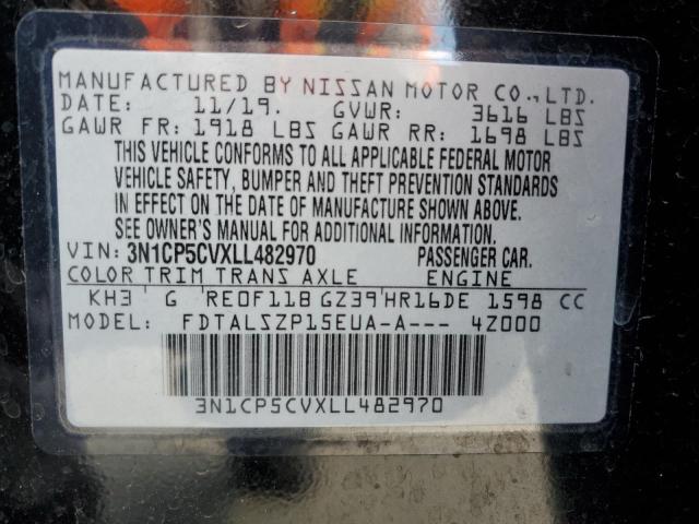 2020 NISSAN KICKS SV - 3N1CP5CVXLL482970