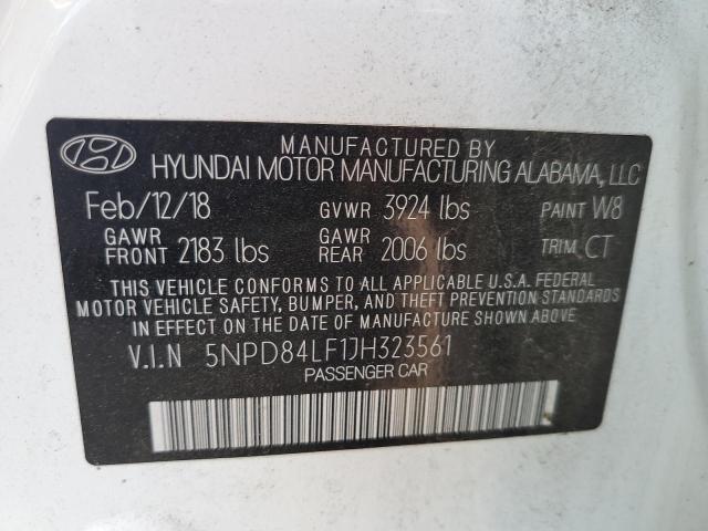 2018 HYUNDAI ELANTRA SE - 5NPD84LF1JH323561