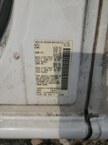 1N6BF0LY2JN804035 Nissan NV 2500 S