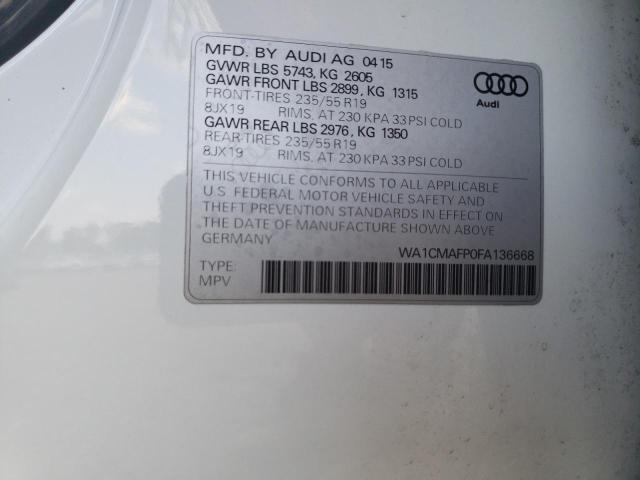 WA1CMAFP0FA136668 2015 AUDI Q5, photo no. 12