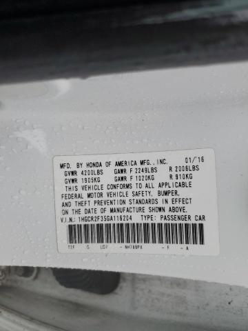 1HGCR2F35GA116204 Honda ACCORD LX