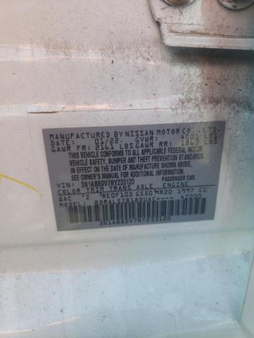 3N1AB8DV7NY233120 Nissan SENTRA SR