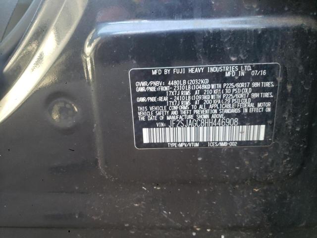 JF2SJAGC8HH446908 Subaru Forester 2.5i Premium