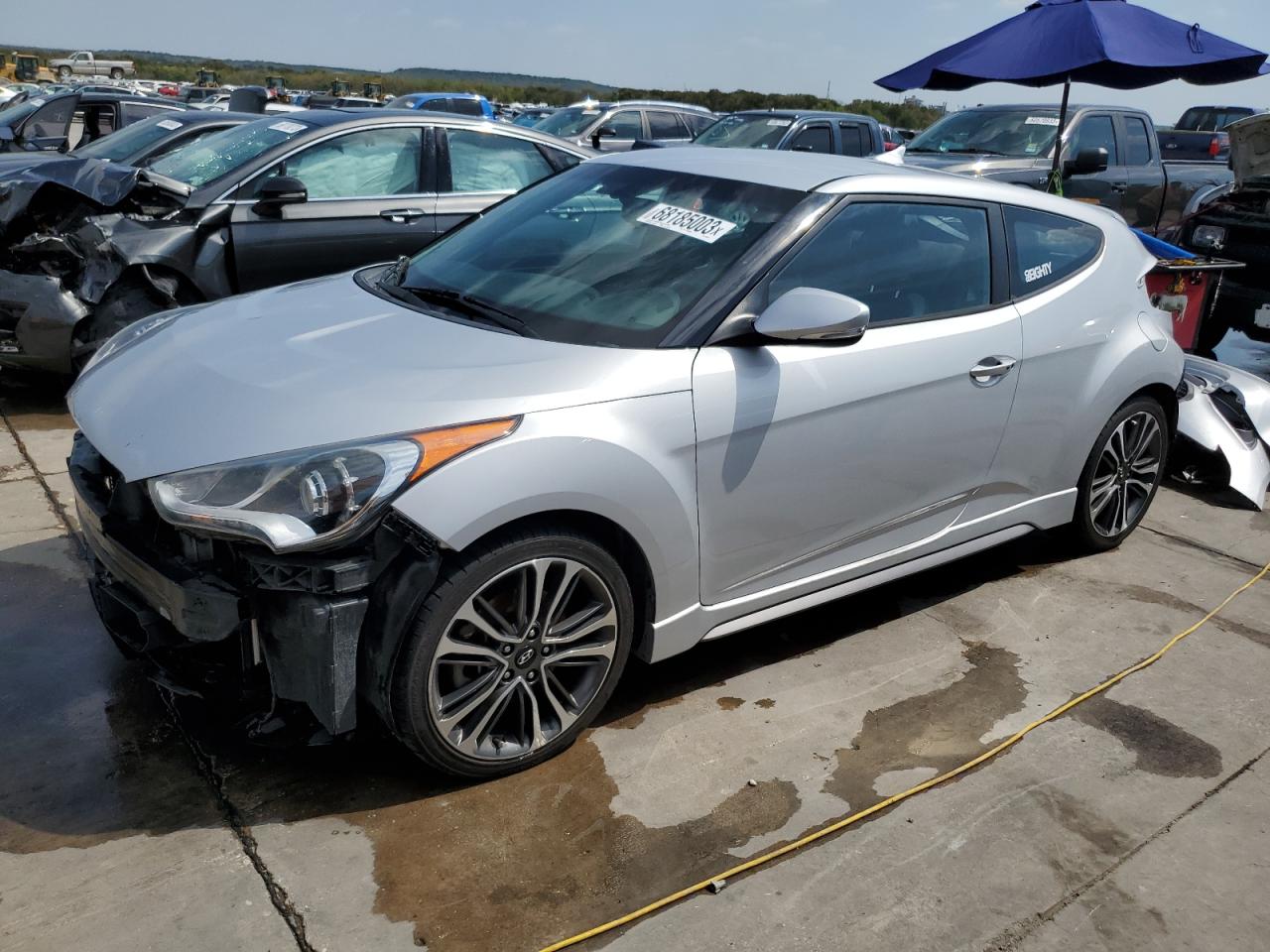 KMHTC6AE5GU265254 2016 Hyundai Veloster Turbo