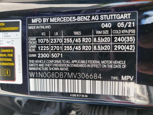 W1N0G8DB7MV306684 Mercedes-Benz GLC-Class GLC 300 13