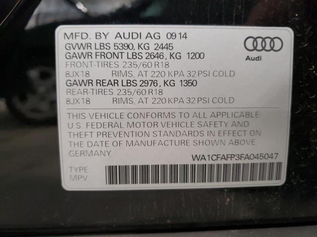 WA1CFAFP3FA045047 2015 AUDI Q5, photo no. 13