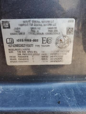 1GTV2MEC8GZ195877 GMC Sierra K1500 Sle