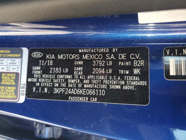 2019 KIA FORTE FE - 3KPF24AD6KE066110