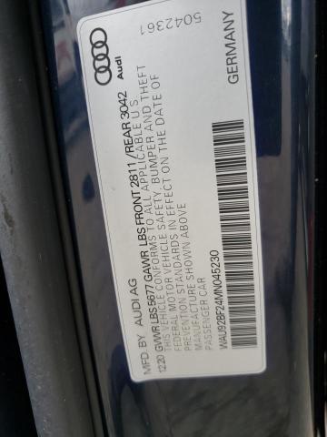 2021 AUDI A6 ALLROAD WAU92BF24MN045230