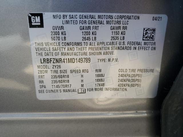 LRBFZNR41MD149789 Buick Envision Essence