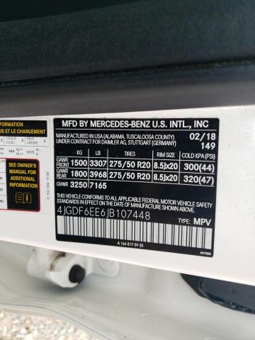4JGDF6EE6JB107448 Mercedes-Benz Gls 450 4matic