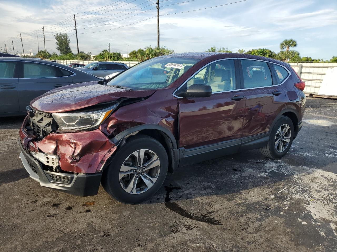 VIN 2HKRW5H39KH415728 Honda CRV CR-V LX 2019