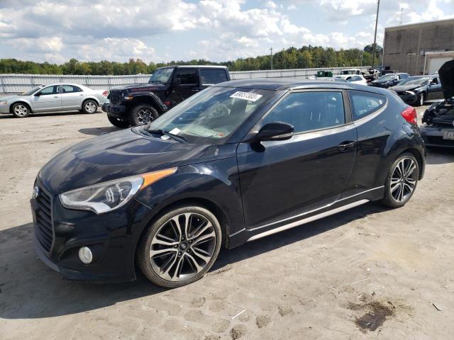 VIN: KMHTC6AEXGU293275 Auction: COPART Lot: 69037303 Location: VA - FREDERICKSBURG KMHTC6AEXGU293275 HYUNDAI VELOSTER 2016 BLACK Photo 1