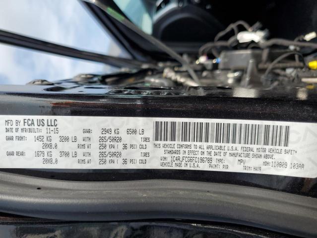 1C4RJFCG6FC196789 Jeep Grand Cherokee Overland