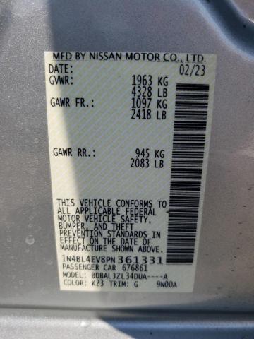 1N4BL4EV8PN361331 Nissan ALTIMA SL