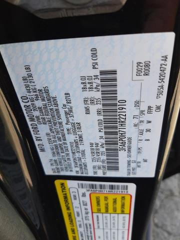 3FA6P0H71HR221910 Ford FUSION SE