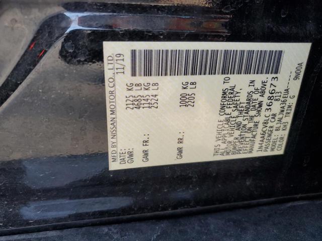 2020 NISSAN MAXIMA 1N4AA6CV8LC368673